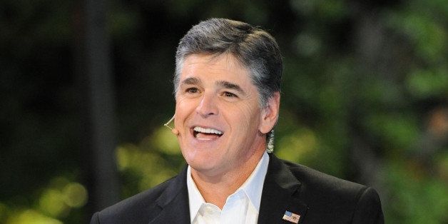 ATLANTA, GA - OCTOBER 06: Sean Hannity during the FOX News 'Hannity with Sean Hannity' 15th anniversary show at Olympic Centennial Park on October 6, 2011 in Atlanta, Georgia. (Photo by Chris McKay/Getty Images)