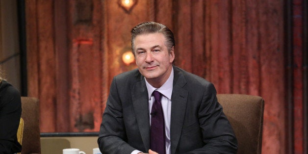 LATE NIGHT WITH JIMMY FALLON -- Episode 763 -- Pictured: Alec Baldwin during an interview on January 10, 2013 (Photo by: Lloyd Bishop/NBC/NBCU Photo Bank via Getty Images)