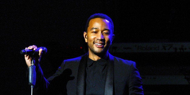 LAS VEGAS, NV - NOVEMBER 30: John Legend performs at the Pearl at Palms Casino Resort on November 30, 2013 in Las Vegas, Nevada. (Photo by Denise Truscello/WireImage)