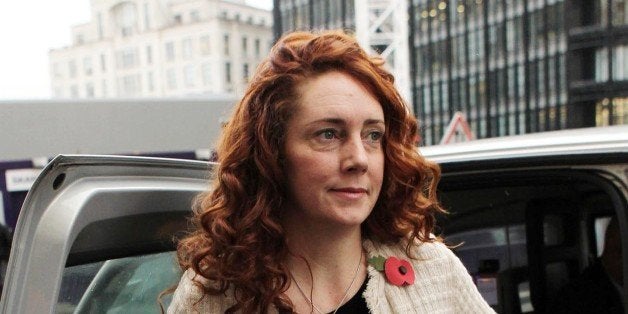 Former News International chief executive Rebekah Brooks arrives at the Old Bailey, as her phone hacking trial continues.