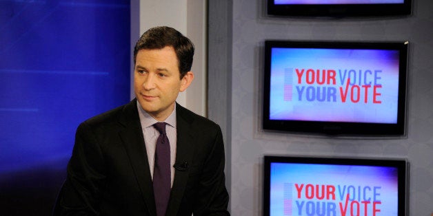 ABC NEWS - Presidential debate coverage from ABC News headquarters in New York City, 10/3/12. (Photo by Ida Mae Astute/Disney-ABC via Getty Images) DAN HARRIS