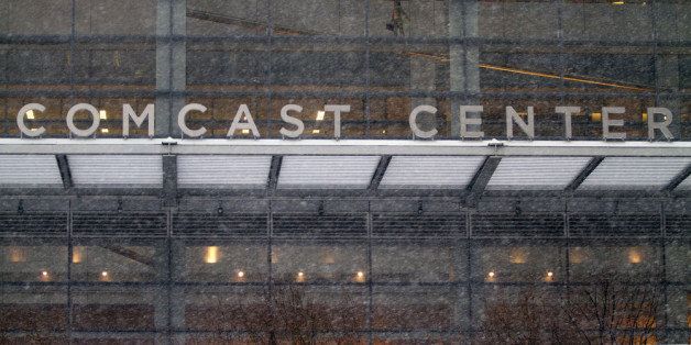 PHILADELPHIA, PA - FEBRUARY 13: Comcast headquarters in downtown on February 13, 2014 in Philadelphia, Pennsylvania. Comcast recently announced its intent to acquire Time Warner Cable in a $45 billion deal. (Photo by Jessica Kourkounis/Getty Images)