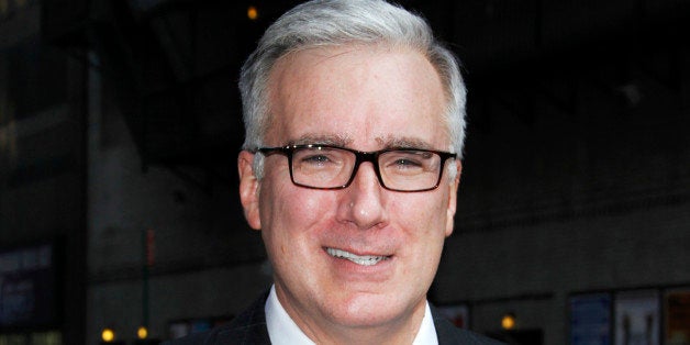 NEW YORK, NY - SEPTEMBER 11: Keith Olbermann leaves the 'Late Show with David Letterman' at Ed Sullivan Theater on September