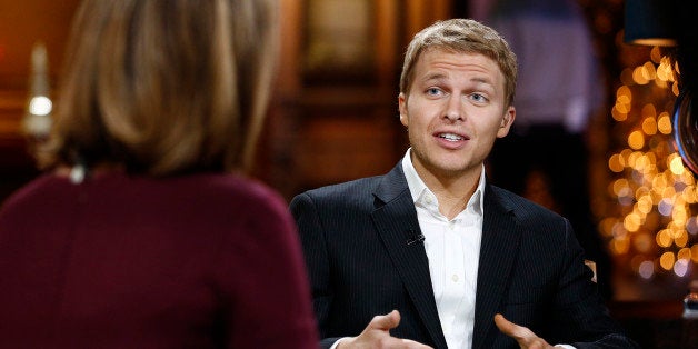 TODAY -- Pictured: MSNBC's Ronan Farrow appears on NBC News' 'Today' show on December 20, 2013 -- (Photo by: Peter Kramer/NBC/NBC NewsWire via Getty Images)