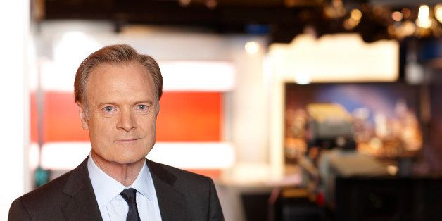New York, NY - May 19th 2011: Lawrence O'Donnell, host of MSNBCs show The Last Word on the set in the the studios of NBC in Rockefeller Center. (Photo by Grant Delin For the Washington Post)