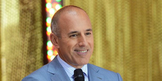 NEW YORK, NY - MAY 16: Today co-anchor Matt Lauer at NBC's 'Today' at Rockefeller Center on May 16, 2014 in New York City. (Photo by Slaven Vlasic/Getty Images)