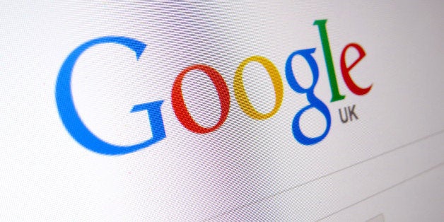 General view of the internet search engine Google