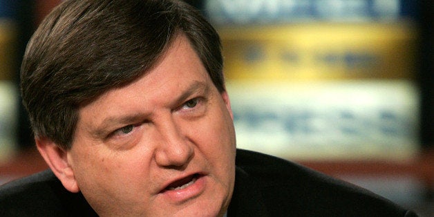 WASHINGTON - JANUARY 08: Reporter James Risen of the New York Times and author of the book, 'State of War' speaks during a taping of 'Meet the Press' at NBC studios January 8, 2006 in Washington, DC. Risen discussed the story that he reported on how U.S. President George W. Bush had ordered wiretaps of U.S. citizens without court approvals. (Photo by Alex Wong/Getty Images for Meet the Press)