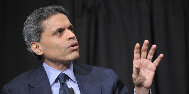 NEW YORK, NY - APRIL 16: Journalist Fareed Zakaria takes part in a Q&A following the HBO Documentary Films special screening of 'Manhunt' at Council on Foreign Relations on April 16, 2013 in New York City. (Photo by Michael Loccisano/Getty Images for HBO)
