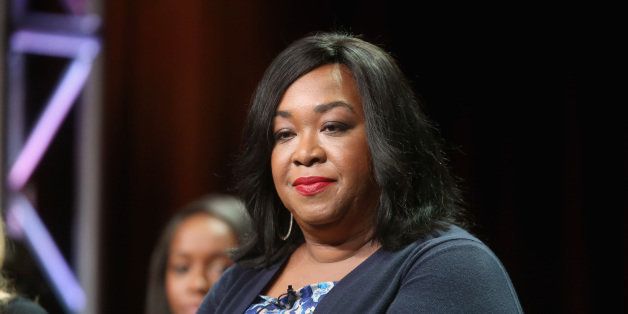 BEVERLY HILLS, CA - JULY 15: Executive producer Shonda Rhimes speaks onstage at the 'How To Get Away With Murder'' panel during the Disney/ABC Television Group portion of the 2014 Summer Television Critics Association at The Beverly Hilton Hotel on July 15, 2014 in Beverly Hills, California. (Photo by Frederick M. Brown/Getty Images)