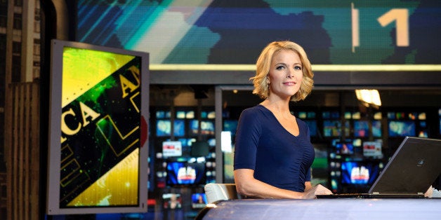 NEW YORK, NY - OCTOBER 10: Megyn Kelly, host of America Live on set at Fox News studios in New York. Fox News Channel celeb
