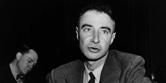 US nuclear physicist Julius Robert Oppenheimer (1904 - 1967), director of the Los Alamos atomic laboratory, testifying before the Special Senate Committee on Atomic Energy. (Photo by Keystone/Getty Images)