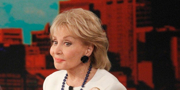 THE VIEW - Barbara Walters says farewell to live daily television with her final co-host appearance on The View, the daytime program she created for ABC airing Friday, May 16, 2014. 'The View' airs Monday-Friday (11:00 a.m.- 12 noon, ET) on the ABC Television Network. (Photo by Lou Rocco/ABC via Getty Images) 