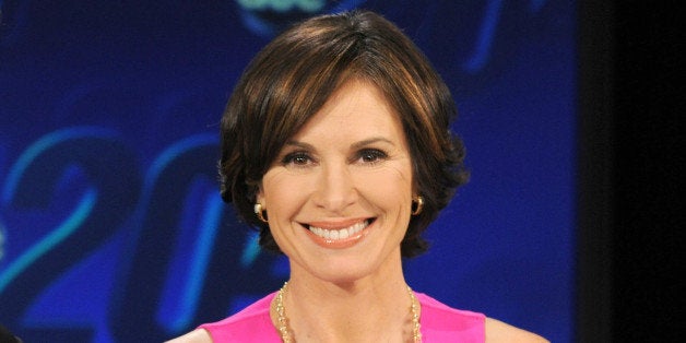 This Feb. 1, 2013 photo released by ABC shows co-anchor Elizabeth Vargas on the set of "20/20," in New York. Television news
