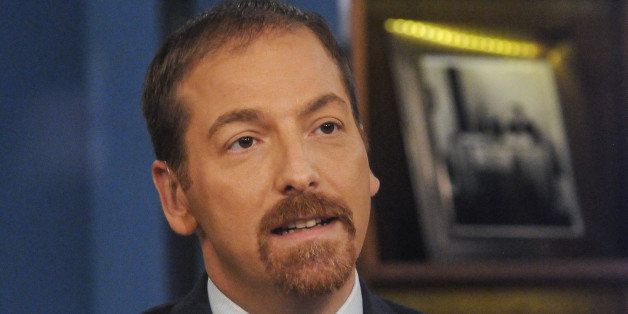 MEET THE PRESS -- Pictured: (l-r) Moderator Chuck Todd, appears on 'Meet the Press' in Washington, D.C., Sunday, Sept. 7, 2014. (Photo by: William B. Plowman/NBC/NBC NewsWire via Getty Images)