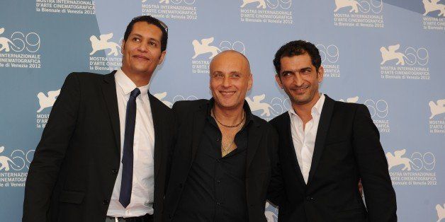 (From L) Egytian Actor Salah Al Hanafy, Egyptian film director Ibrahim El Batout and Egyptian actor Amr Waked pose during the photocall of 'El Shaita Elli Fat (Winter of Discontent)' during the 69th Venice Film Festival on September 1 , 2012 at Venice Lido. 'El Shaita Elli Fat (Winter of Discontent)' is competing in the Orizzonti section of the festival. AFP PHOTO / TIZIANA FABI (Photo credit should read TIZIANA FABI/AFP/GettyImages)