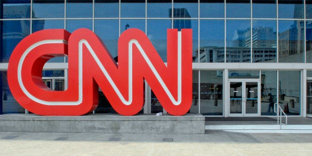 UNITED STATES - APRIL 03: A CNN logo stands outside the CNN Center on Tuesday April 3, 2007 in Atlanta, Georgia. (Photo by