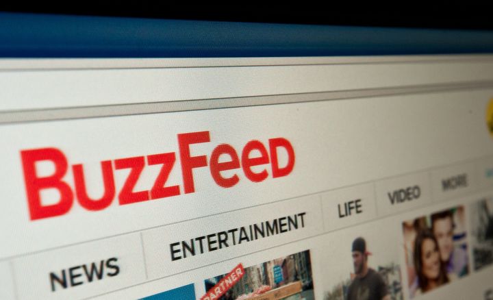 The logo of news website BuzzFeed is seen on a computer screen in Washington on March 25, 2014. AFP PHOTO/Nicholas KAMM (Photo credit should read NICHOLAS KAMM/AFP/Getty Images)
