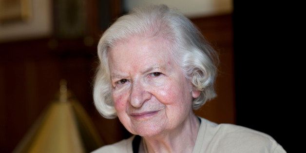 OXFORD, UNITED KINGDOM - APRIL 09: Author P.D. James poses for a portrait at the Oxford Literary Festival on April 9, 2011 in Oxford, England. (Photo by David Levenson/Getty Images)