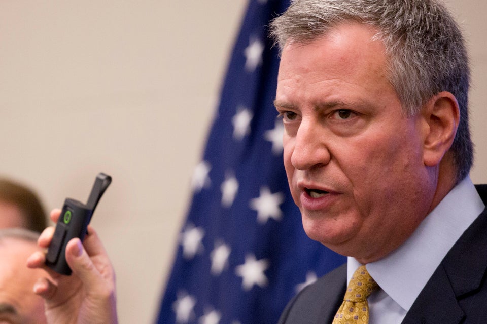 New York City Mayor Bill de Blasio (D)