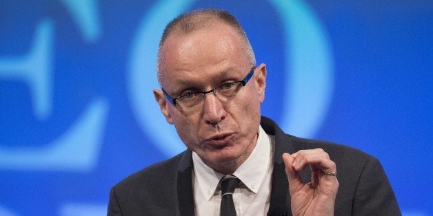 Chief Executive of News Corp Robert Thomson speaks during the Wall Street Journal CEO Council in Washington, DC, December 1,