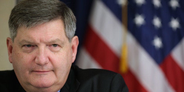 WASHINGTON, DC - AUGUST 14: New York Times reporter James Risen participates in a news conference, where he and other journa