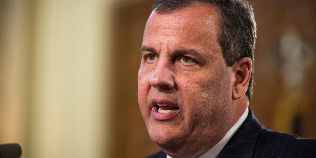 TRENTON, NJ - JANUARY 13: New Jersey Governor Chris Christie gives the annual State of the State address on January 13, 2015 in Trenton, New Jersey. Christie addressed topics ranging from state pensions to new drug addiction solutions. (Photo by Andrew Burton/Getty Images)