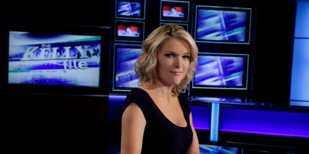 Megyn Kelly, host of Fox News Channel's "The Kelly Files," poses for a photo as she rehearses for the debut of her new prime-time show, in New York, Friday, Oct. 4, 2013. Her program is the linchpin to the first overhaul of Fox's prime-time lineup since 2002, or about a century in television time. (AP Photo/Richard Drew)