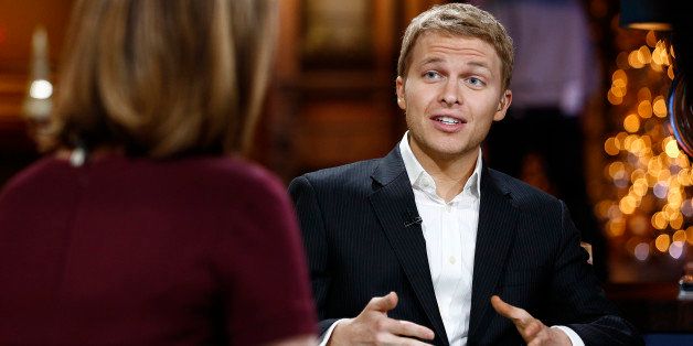 TODAY -- Pictured: MSNBC's Ronan Farrow appears on NBC News' 'Today' show on December 20, 2013 -- (Photo by: Peter Kramer/NBC/NBC NewsWire via Getty Images)