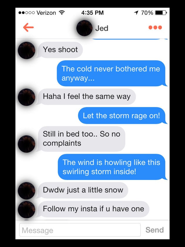 How Dudes On Tinder React To Frozen Pick Up Lines Huffpost