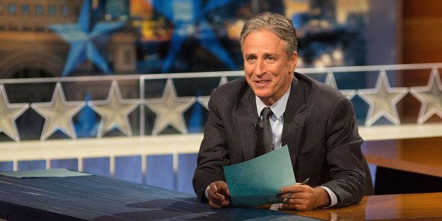 AUSTIN, TX - OCTOBER 28: Host Jon Stewart at 'The Daily Show with Jon Stewart' covers the Midterm elections in Austin with 'Democalypse 2014: South By South Mess' at ZACH Theatre on October 28, 2014 in Austin, Texas. (Photo by Rick Kern/Getty Images for Comedy Central)