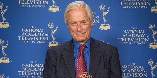 NEW YORK - SEPTEMBER 30: Bob Simon winner of 'The Recyclers' for Outstanding Writing, 60 Minutes on CBS , at The 35th Annual