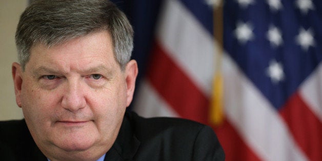 WASHINGTON, DC - AUGUST 14: New York Times reporter James Risen participates in a news conference, where he and other journa