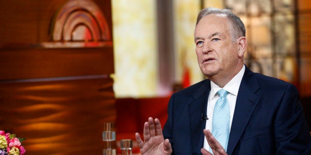 TODAY -- Pictured: Bill O'Reilly appears on NBC News' 'Today' show -- (Photo by: Peter Kramer/NBC/NBC NewsWire via Getty Images)