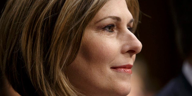 Investigative reporter Sharyl Attkisson testifies before the Senate Judiciary Committee as it continues for a second day on the confirmation of President Barack Obama's nomination of Loretta Lynch to be attorney general, on Capitol Hill in Washington, Thursday, Jan. 29, 2015. Lynch did not appear at the second and final day of her confirmation hearing, which was designed instead to feature testimony from outside experts, several summoned by Republicans to amplify their criticism of Obama and his current attorney general, Eric Holder. Republicans deride Holder as a liberal firebrand and Obama cheerleader who has failed to cooperate with Congress. (AP Photo/J. Scott Applewhite)