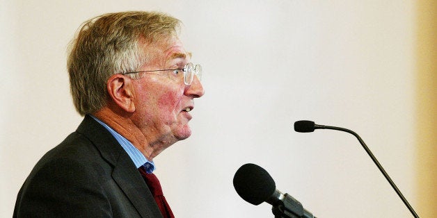 WASHINGTON - SEPTEMBER 19: Author Seymour Hersh speaks during a book discussion September 19, 2004 in Washington, DC. Hersh talked about his new book 'Chain of Command: The Road from 9/11 to Abu Ghraib.' (Photo by Alex Wong/Getty Images)