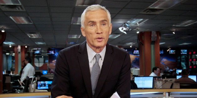 In this Dec. 14, 2011 photo, Univision newscaster Jorge Ramos works in the studio in Miami, Florida. Ramos is anchors one of the most watched news shows in Spanish the U.S. (AP Photo/Alan Diaz)