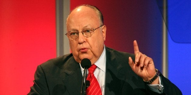 PASADENA, CA - JULY 24: Chairman & CEO, FOX News Roger Ailes from 'Fox News' speaks onstage during the 2006 Summer Television Critics Association Press Tour for the FOX Broadcasting Company at the Ritz-Carlton Huntington Hotel on July 24, 2006 in Pasadena, California. (Photo by Frederick M. Brown/Getty Images)