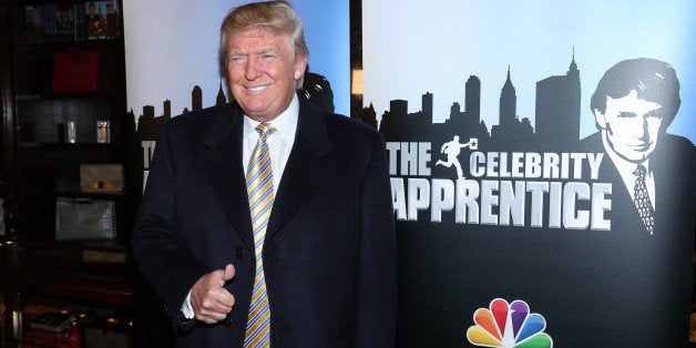 NEW YORK, NY - JANUARY 20: Donald Trump attends 'Celebrity Apprentice' Red Carpet Event at Trump Tower on January 20, 2015 i