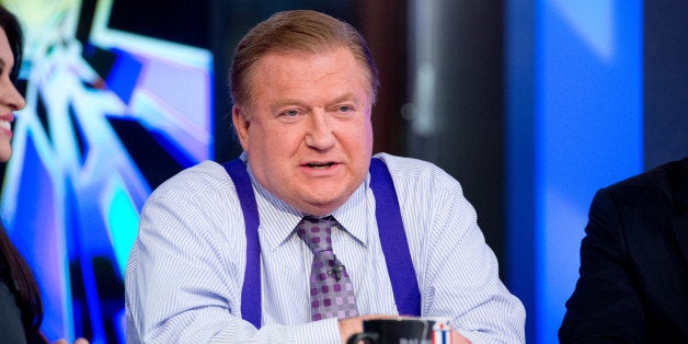 NEW YORK, NY - FEBRUARY 26: Co-host Bob Beckel attends FOX News' 'The Five' at FOX Studios on February 26, 2014 in New York C