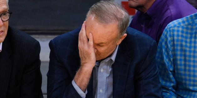 LOS ANGELES, CA - FEBRUARY 10: Bill O'Reilly attends a basketball game between the Denver Nuggets and the Los Angeles Lakers at Staples Center on February 10, 2015 in Los Angeles, California. (Photo by Noel Vasquez/GC Images)