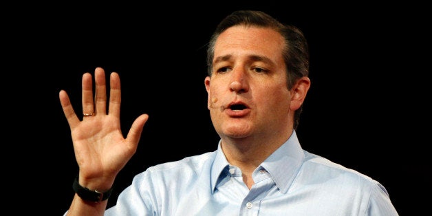 Republican presidential candidate, Sen. Ted Cruz, R-Texas, speaks at the Defending the American Dream summit hosted by Americ