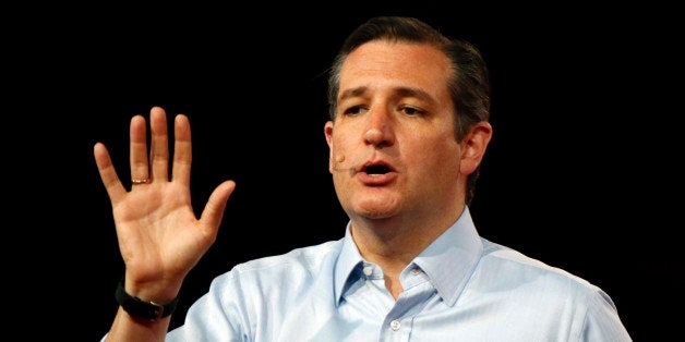 Republican presidential candidate, Sen. Ted Cruz, R-Texas, speaks at the Defending the American Dream summit hosted by Americans for Prosperity at the Greater Columbus Convention Center in Columbus, Ohio, Saturday, Aug. 22, 2015. (AP Photo/Paul Vernon)