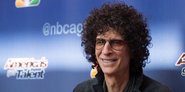Howard Stern arrives at "America's Got Talent" season 10 red carpet kick off at the New Jersey Performing Arts Center on Mond