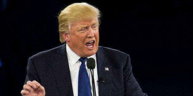 FILE - In this March 21, 2016 file photo, Republican presidential candidate Donald Trump speaks in Washington. Republican and