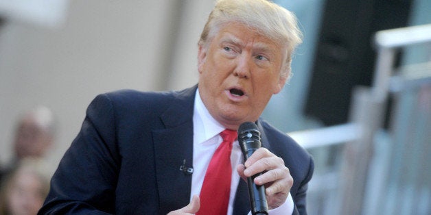 Photo by: Dennis Van Tine/STAR MAX/IPx 4/21/16 Donald Trump joins TODAY Show for live town hall to answers voters' questions.