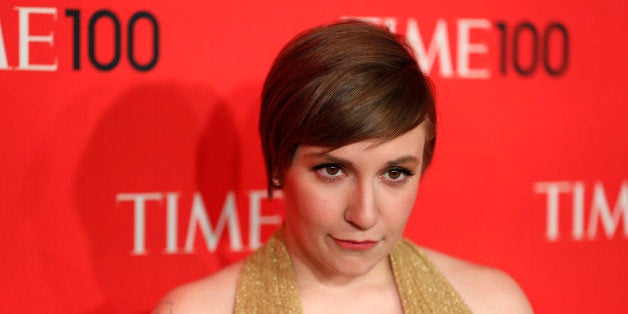 Actress Lena Dunham arrives for the Time 100 gala celebrating the magazine's naming of the 100 most influential people in the world for the past year, in New York, April 23, 2013. REUTERS/Lucas Jackson (UNITED STATES - Tags: ENTERTAINMENT)