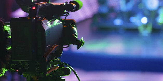 Video camera in concert.