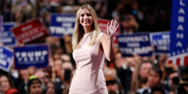 Ivanka Trump, daughter of Republican U.S. presidential nominee Donald Trump, arrives to speak at the Republican National Convention in Cleveland, Ohio, U.S., July 21 2016. REUTERS/Carlo Allegri 