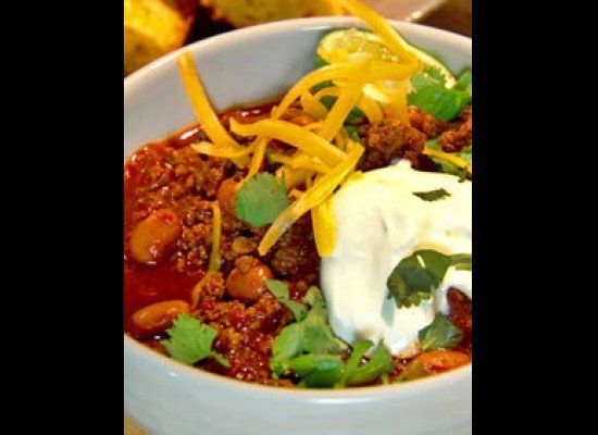 Bowl Of Red Beef Chili